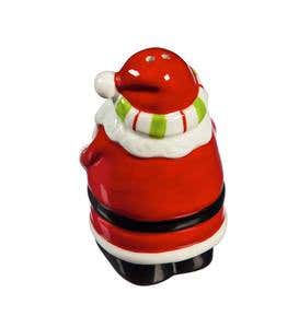 Santa and Snowman Salt and Pepper Shaker Set