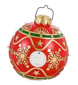 Large Lighted Red Indoor/Outdoor Decorative Ornament
