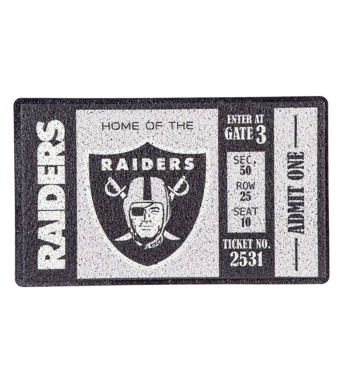 Las Vegas Raiders Durable Turf Mat