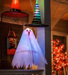 Halloween Ghost Hanging Décor with 3D Chasing Lights