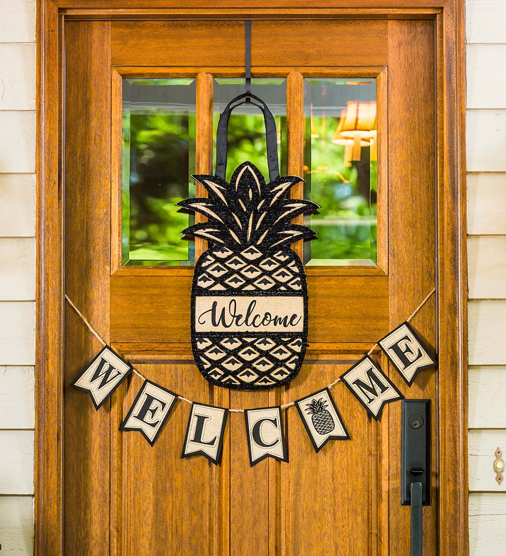 Pineapple Welcome Door Décor