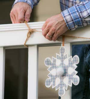 Snowflakes Seasonal Décor Banner