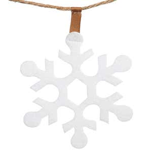 Snowflakes Seasonal Décor Banner