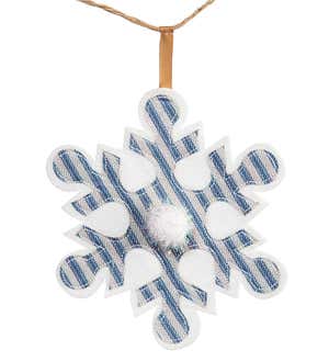 Snowflakes Seasonal Décor Banner