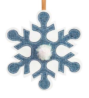 Snowflakes Seasonal Décor Banner