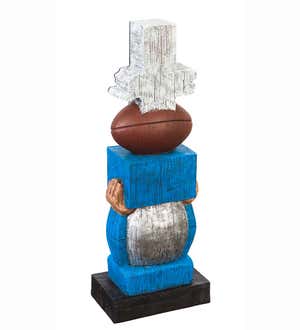 Vintage Football Garden Statue