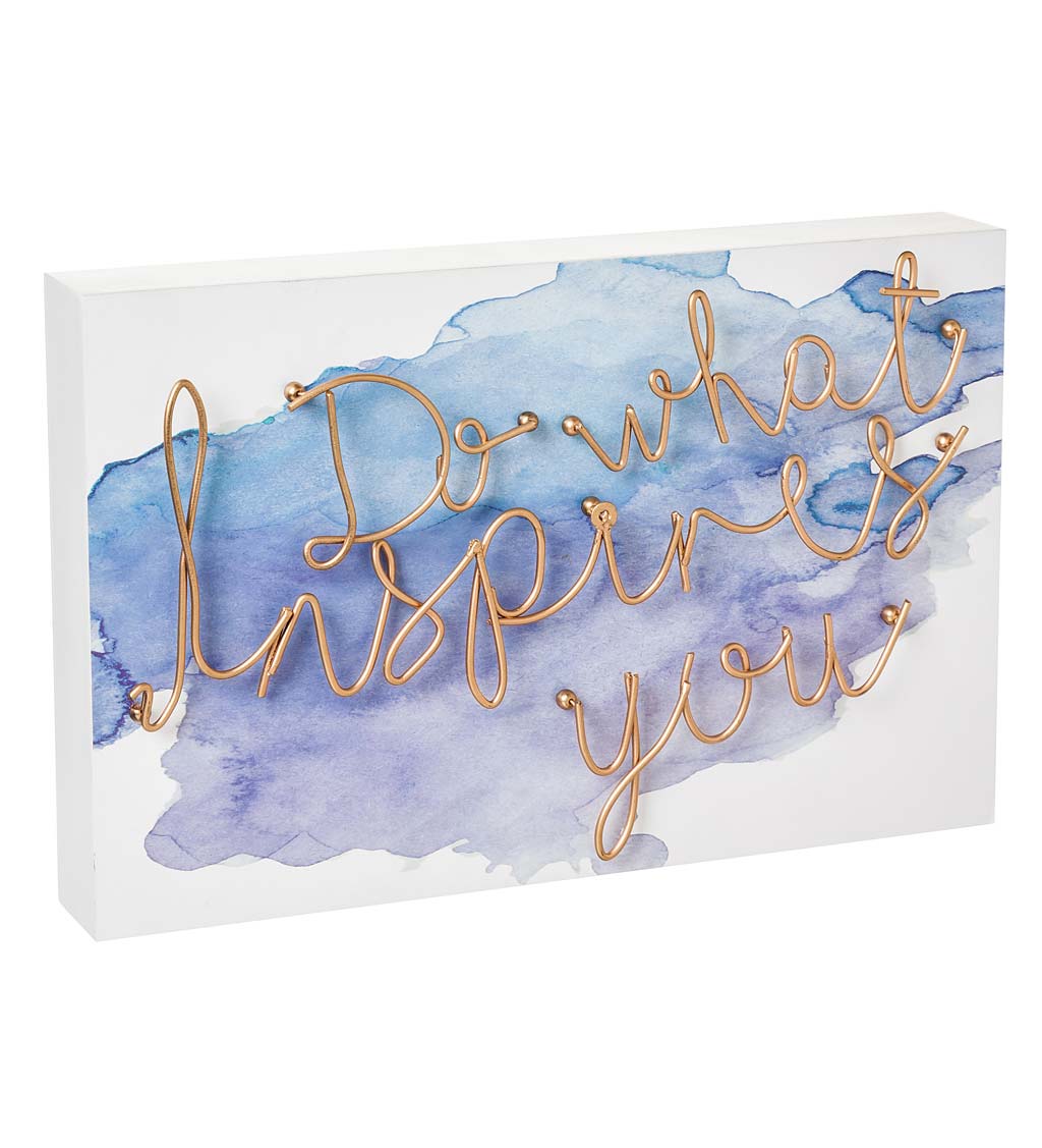 Do What Inspires You Wall Art