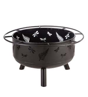 Dragonfly Wood-Burning Fire Pit