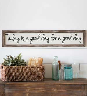 Today is a Good Day Wooden Wall Art