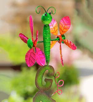 48"H Garden Dragonfly Wind Spinner