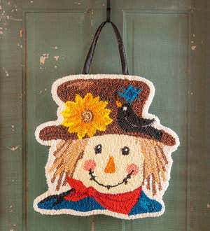 Scarecrow Hooked Door Décor