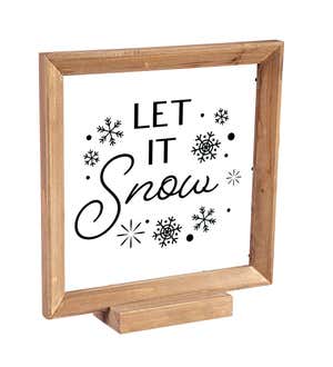 Framed Christmas Wishes Holiday Seasonal Accents, Set of 3