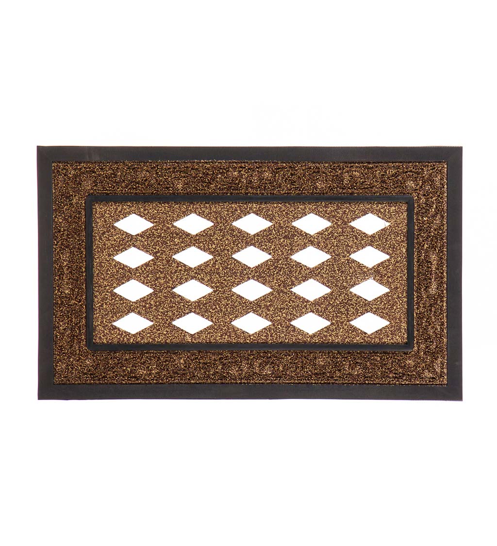 Brown Scroll Sassafras Mat Tray