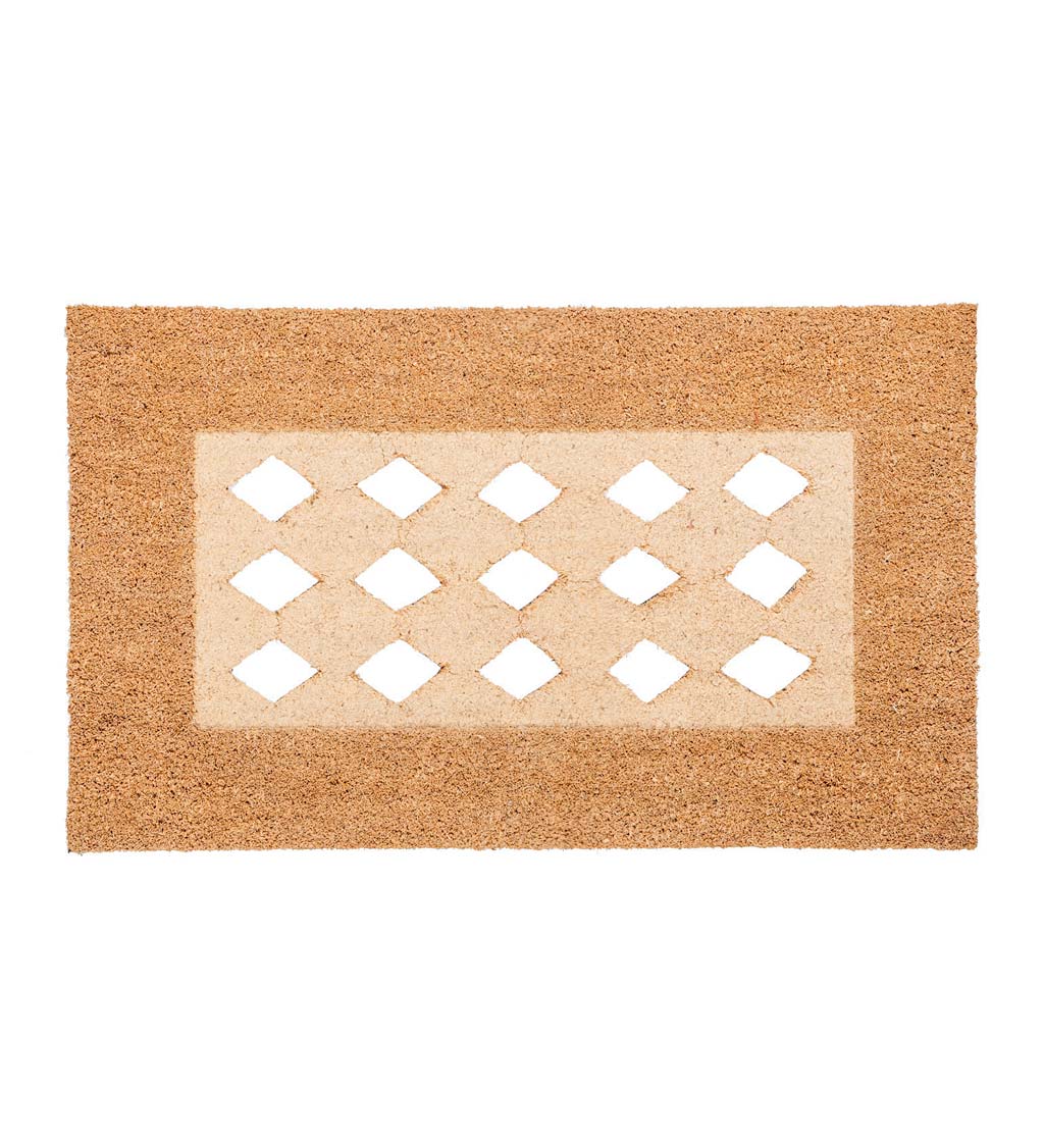 Indoor/Outdoor Coconut Coir Fiber Sassafras Switch Mat Tray