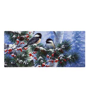 Winter Chickadee Friends Sassafras Switch Mat