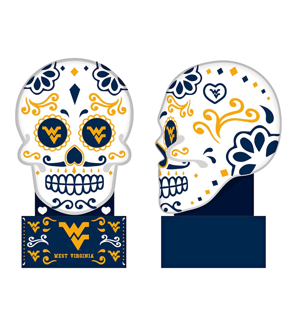 West Virginia University Sugar Skull Statue