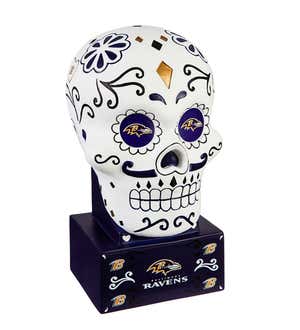 Baltimore Ravens Sugar Skull Statue