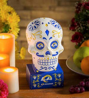 Los Angeles Rams Sugar Skull Statue