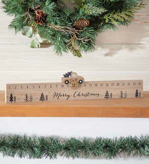 Wooden Moveable Truck Advent Calendar