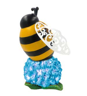 Solar Bug Zapper Garden Statue