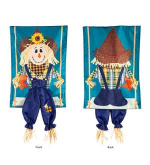 Kickin’ Scarecrow Garden Flag