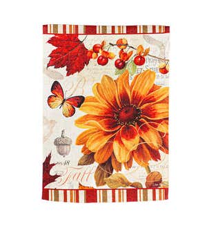 Fall In Love Suede Garden Flag