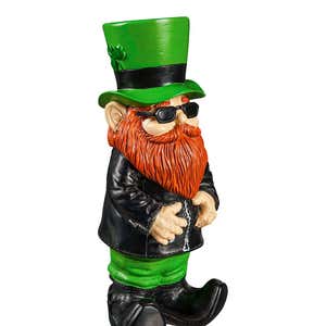 Luck and Leather Leprechaun Statue