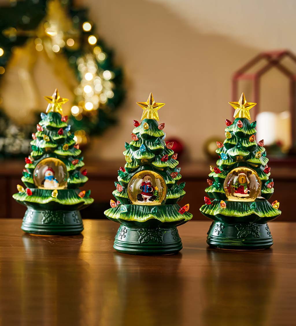 Ceramic Christmas Tree Accent Light - Cracker Barrel