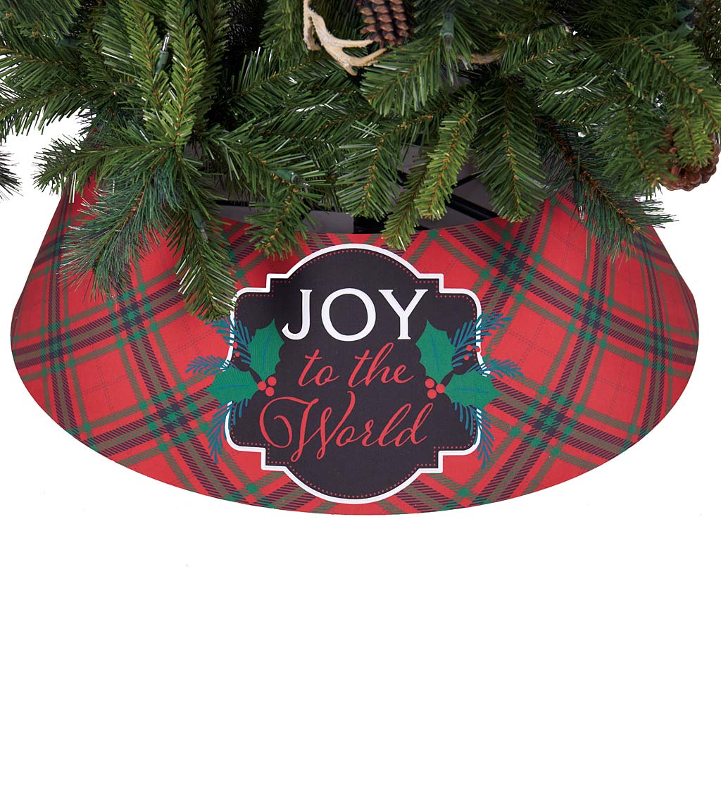 Christmas Joy Fabric Tree Collar