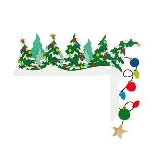 Metal Christmas Tree Door Frame