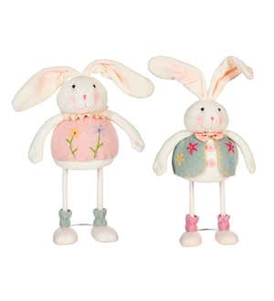 Bobbling Bunnies, Set of 2