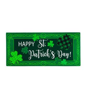 St. Patrick's Patterned Shamrocks Sassafras Switch Mat