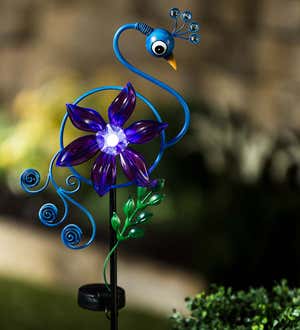 Bobble Bird Solar Garden Stake