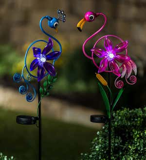 Bobble Bird Solar Garden Stake