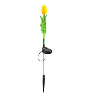 Solar Tulip Garden Stake