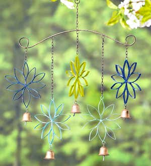 Floral Wind Chime with Bells