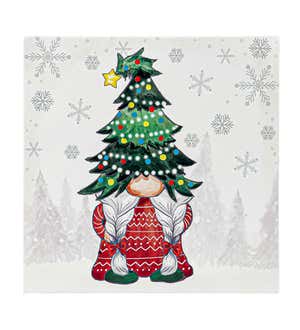 Holiday Gnome Wooden Wall Art, Set of 2