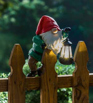 Solar Gnome Fence Hanger