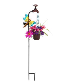 Dragonfly Twinkling Light Solar Garden Stake