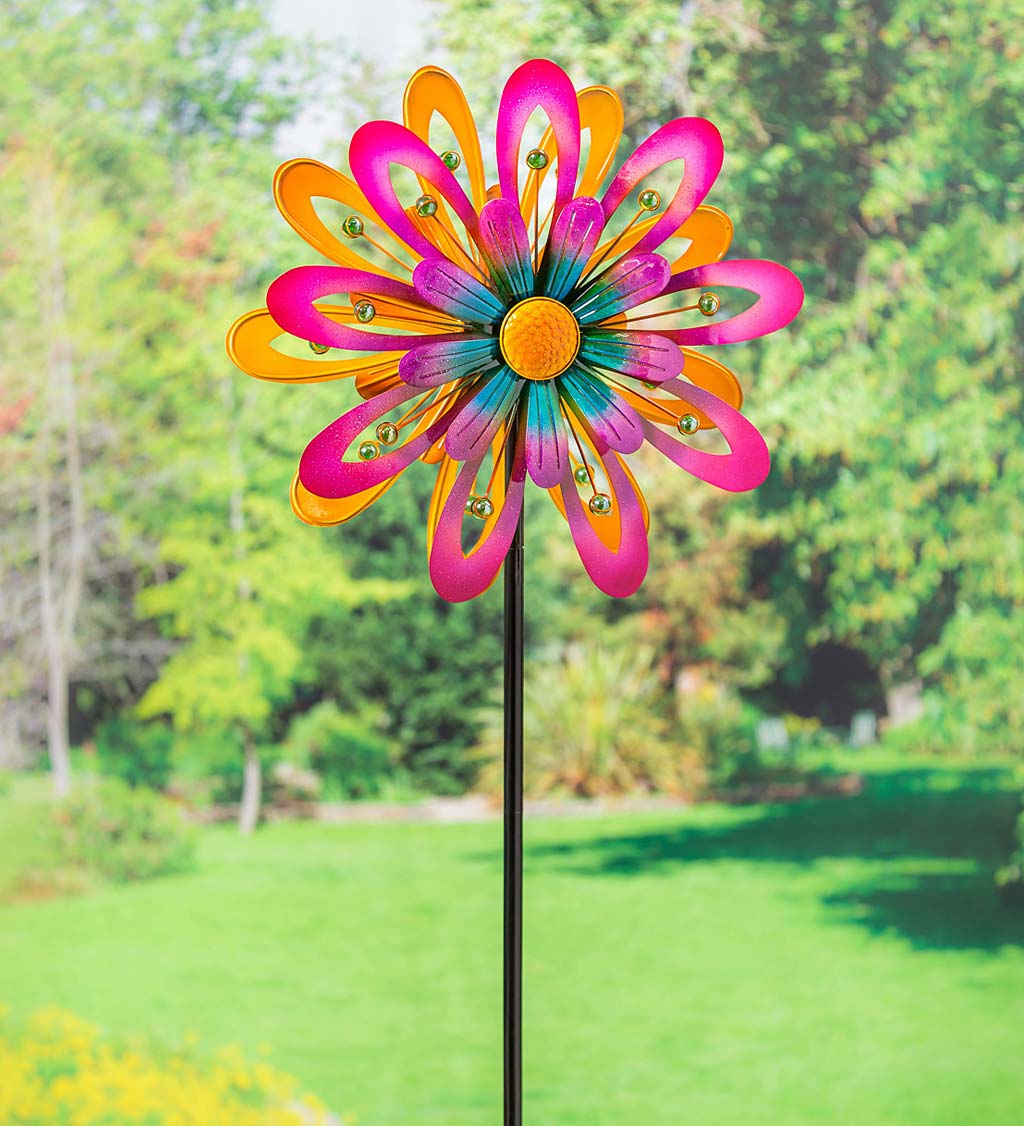 Flower Power Wind Spinner