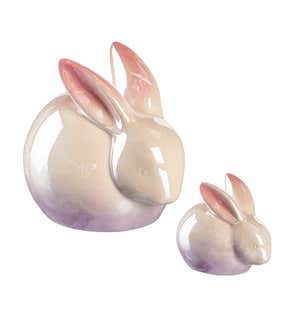 Ceramic Bunny Table Decor, Set of 2