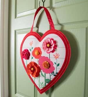Heart Full of Flowers Door Decor