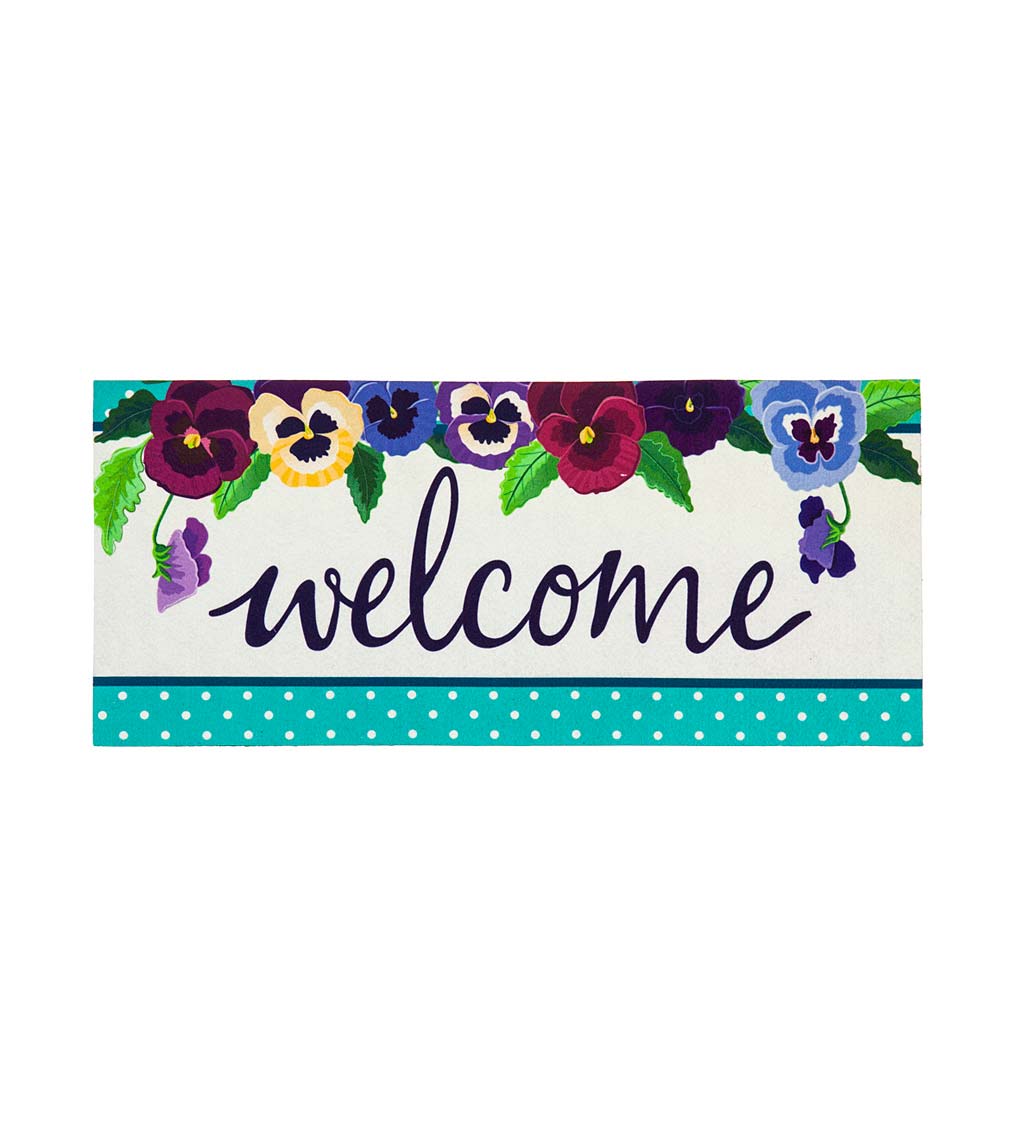 Pansy Garden Sassafras Switch Mat