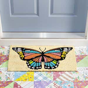 Butterfly Fields Coir Mat