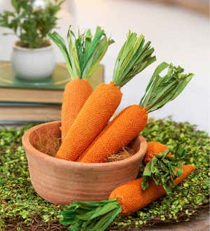 Artificial Carrot Table Décor in Gift Box, Set of 5