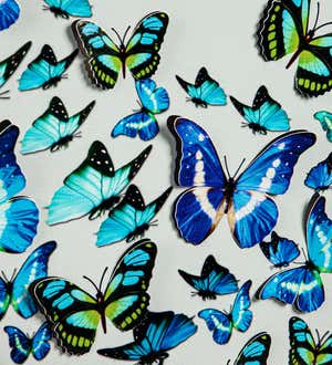 Lighted Metallic Butterfly Wall Art