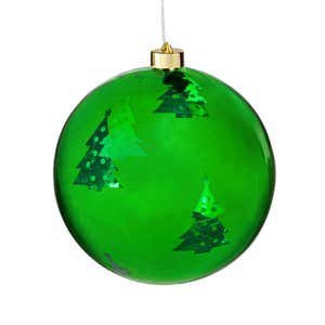 Indoor/Outdoor Lighted Ornament with Trees