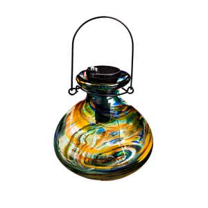 Compact Color Swirl Solar Lantern