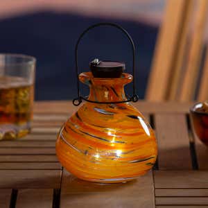 Compact Color Swirl Solar Lantern