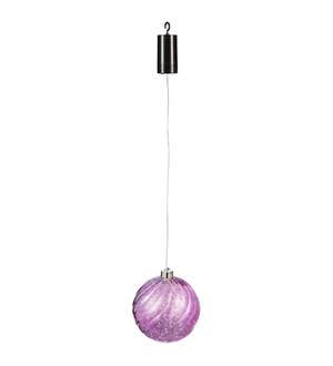 Indoor/Outdoor LED Shimmer Ball Ornament